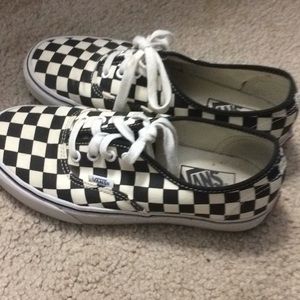Checkerdboard vans